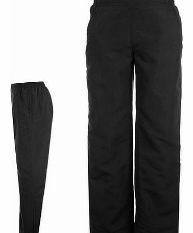 L.A. Gear LA Gear Woven Open Hem Tracksuit Bottoms Ladies[18 (XXL),Black]